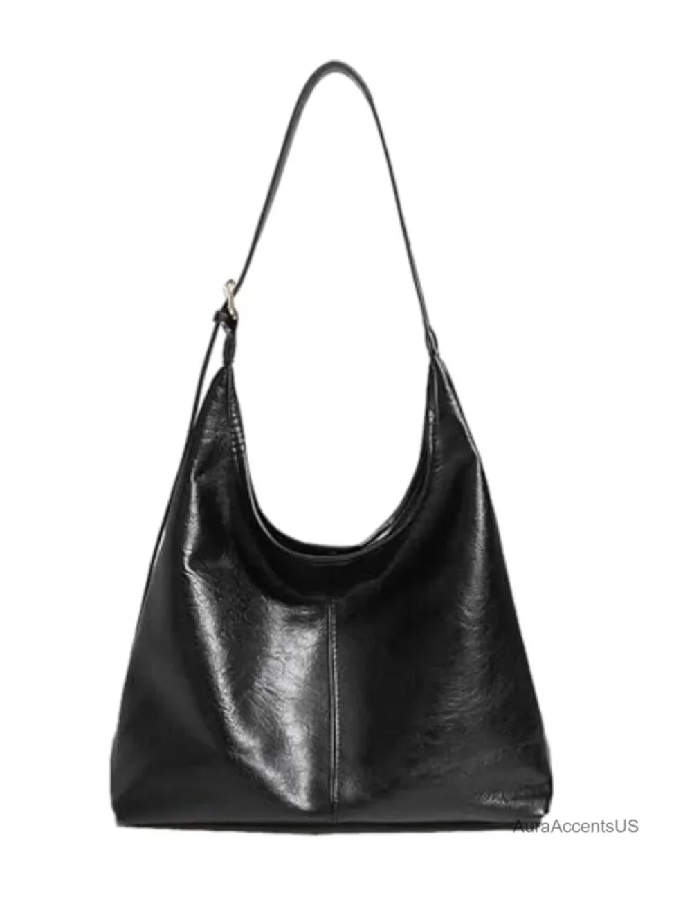 Women's Hobo Bag Vegan Leather Tote with Pouch Adjustable Strap